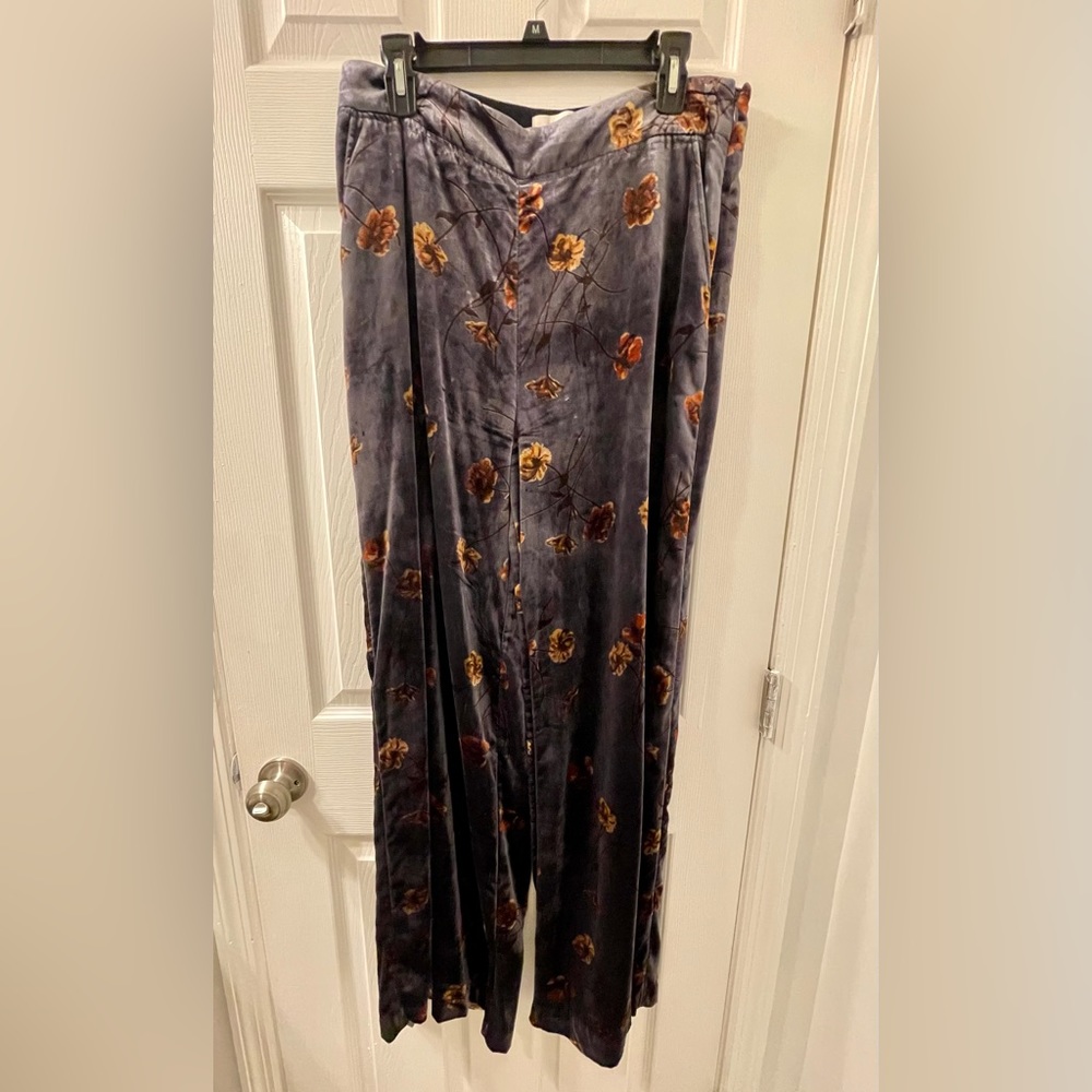 Anthropologie Velvet Pants